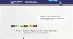 Desktop Screenshot of polimeros.com